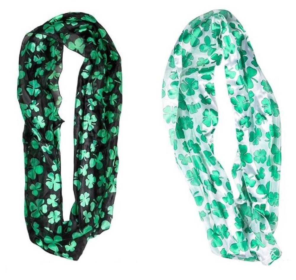 BIG CITY BARGAINSSt Patrick Irish Infinity Scarves Scarfs - 2 Pack