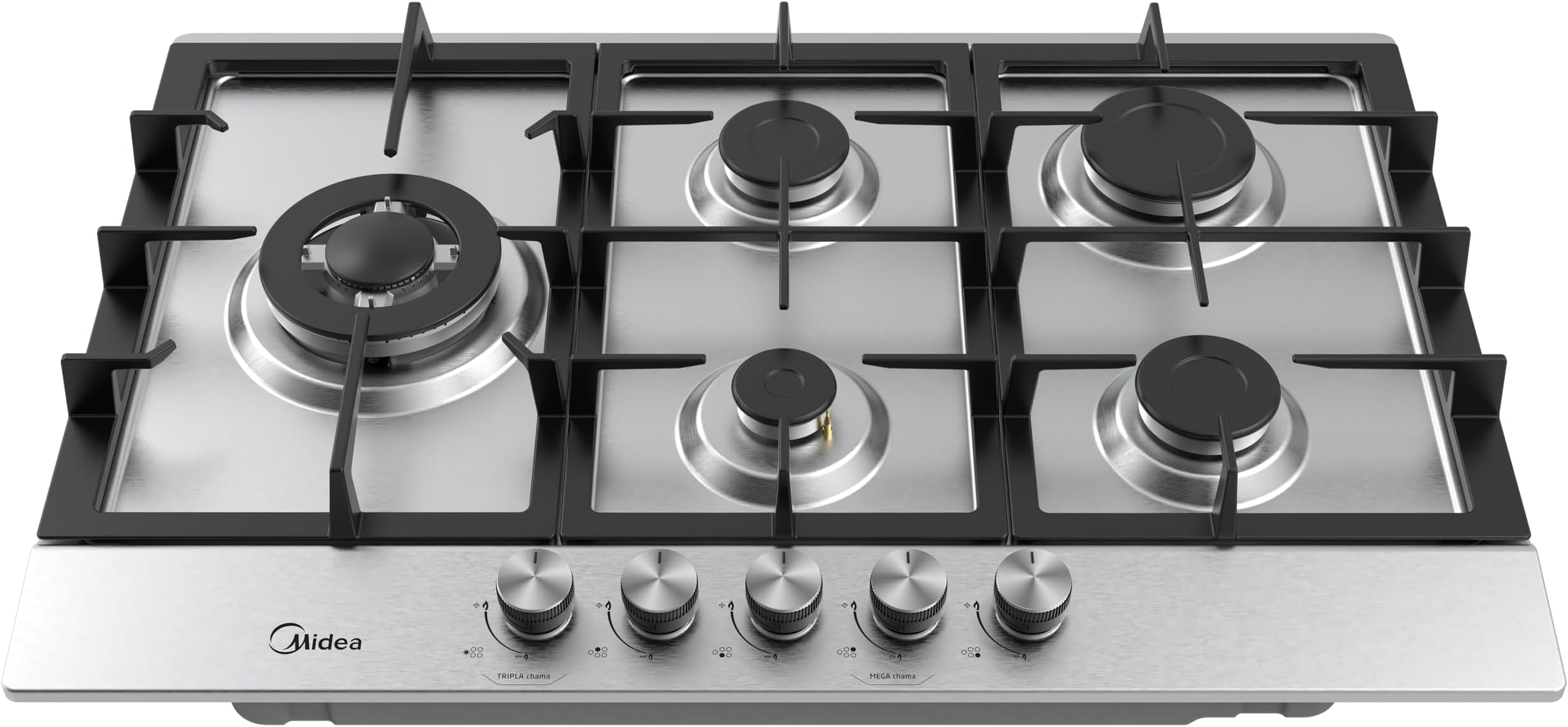 Cooktop 5 Bocas Brastemp Gourmand Bdk75d Inox 220v | Amazon.com.br