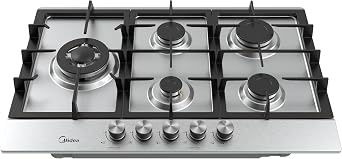 Cooktop Midea 5 Bocas Inox 220V - CYB5B