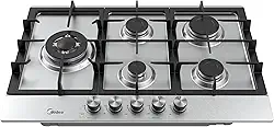 COOKTOP INOX 5 BOCAS