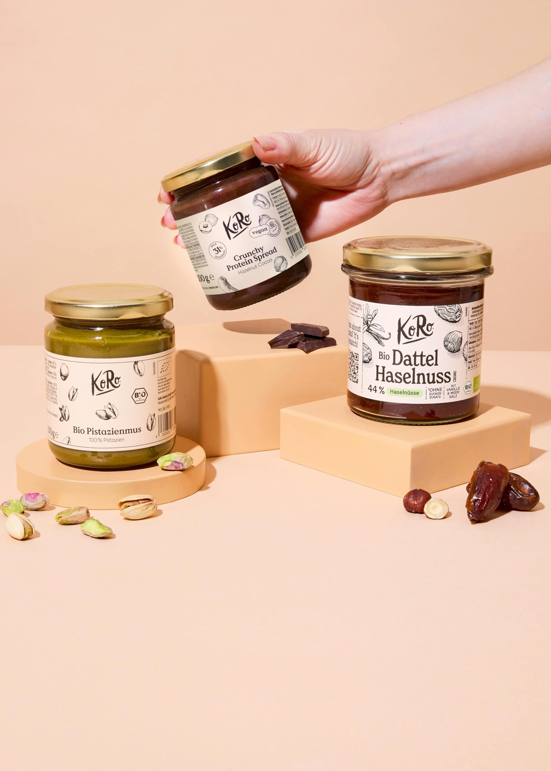 KoRo - Lot de Pâtes à tartiner - format découverte