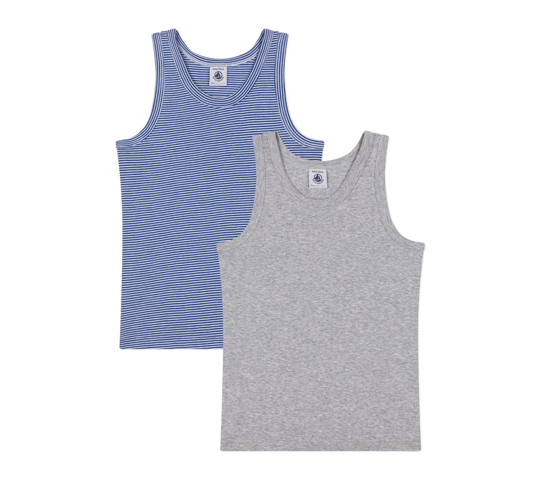 Petit Bateau Débardeurs (Lot de 2) Garçon