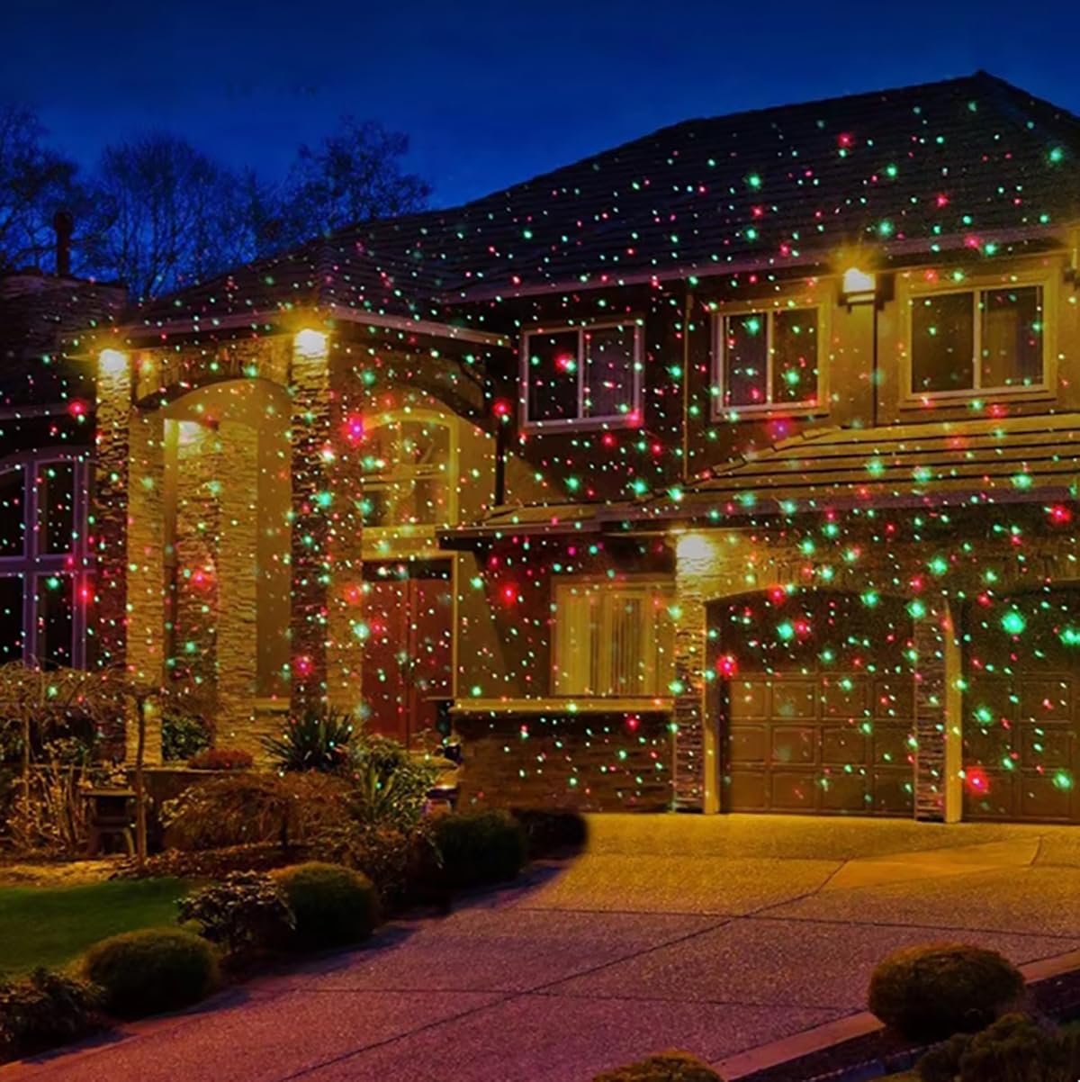 Projecteur solaire d'extérieur à LED pour décoration de Noël, éclairage de paysage, idéal pour un jardin, une pelouse ou des fêtes