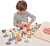 Vista 8 de Tender Leaf Toys My Forest Floor - Wooden Open-Ended Tinker Tray Creative Play Box with Removable Compartments - Montessori Toy for Imaginative Play