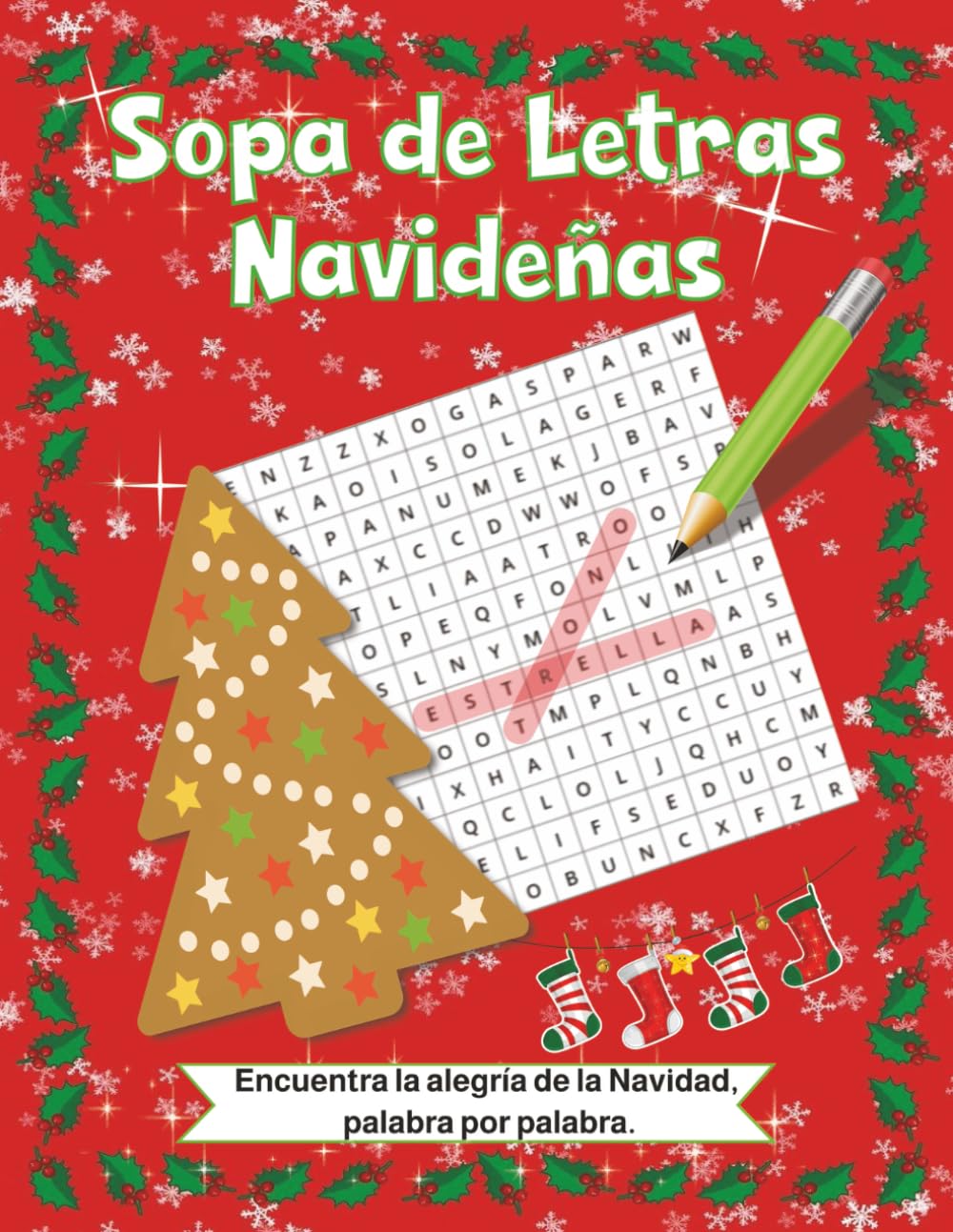 Sopa de Letras Navideñas: Holiday Word Search Puzzles in Spanish