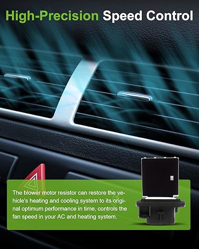 Miniatura 924 de SCITOO Resistencia de motor de ventilador HVAC para 2008-2013 para Chrysler 300/2008-2016 para Town & Country/2008-2010 para Dodge Charger/2008-2018