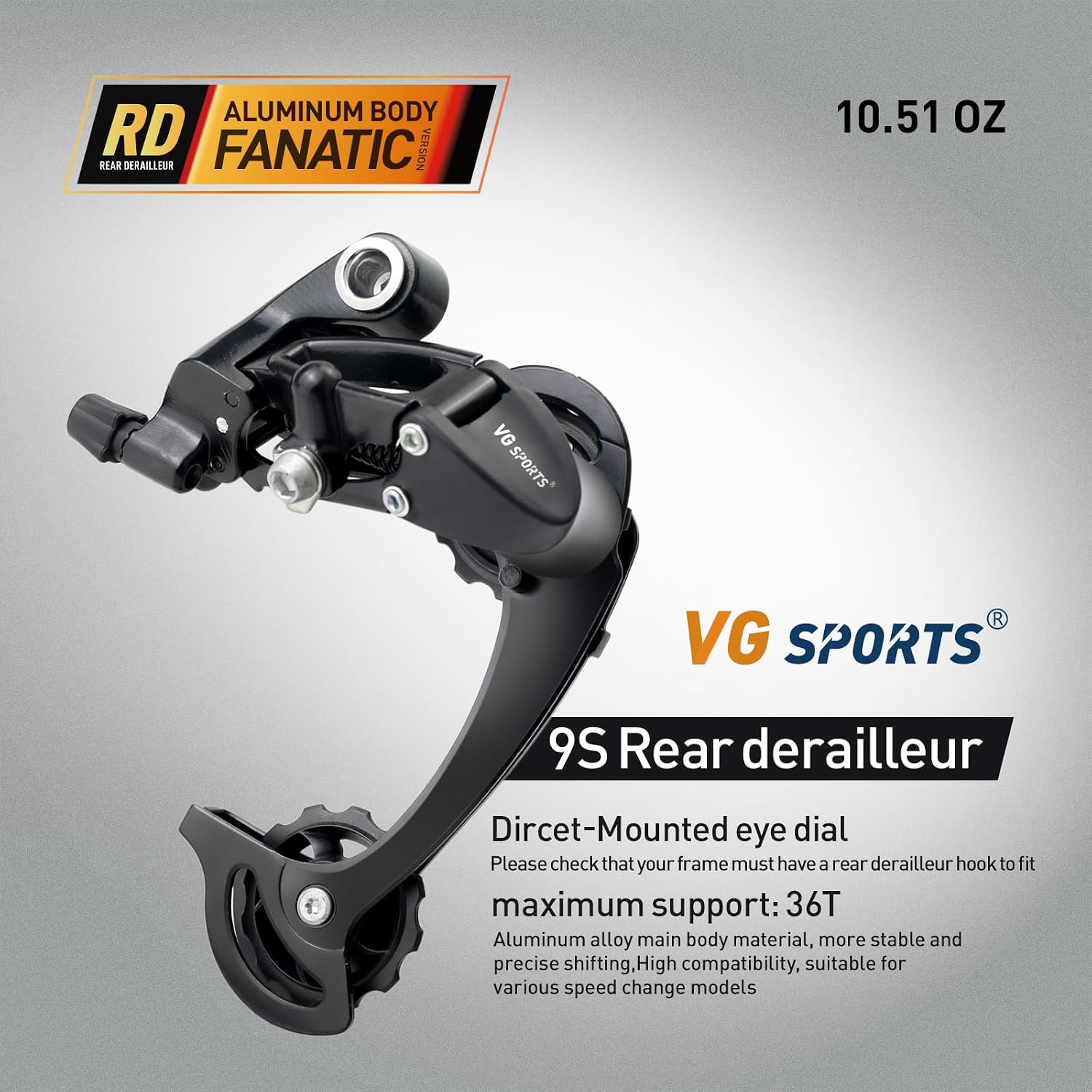 VG SPORTS Bicycle Rear Derailleur 8/9/10/11 Speed for MTB Bike Direct Mount