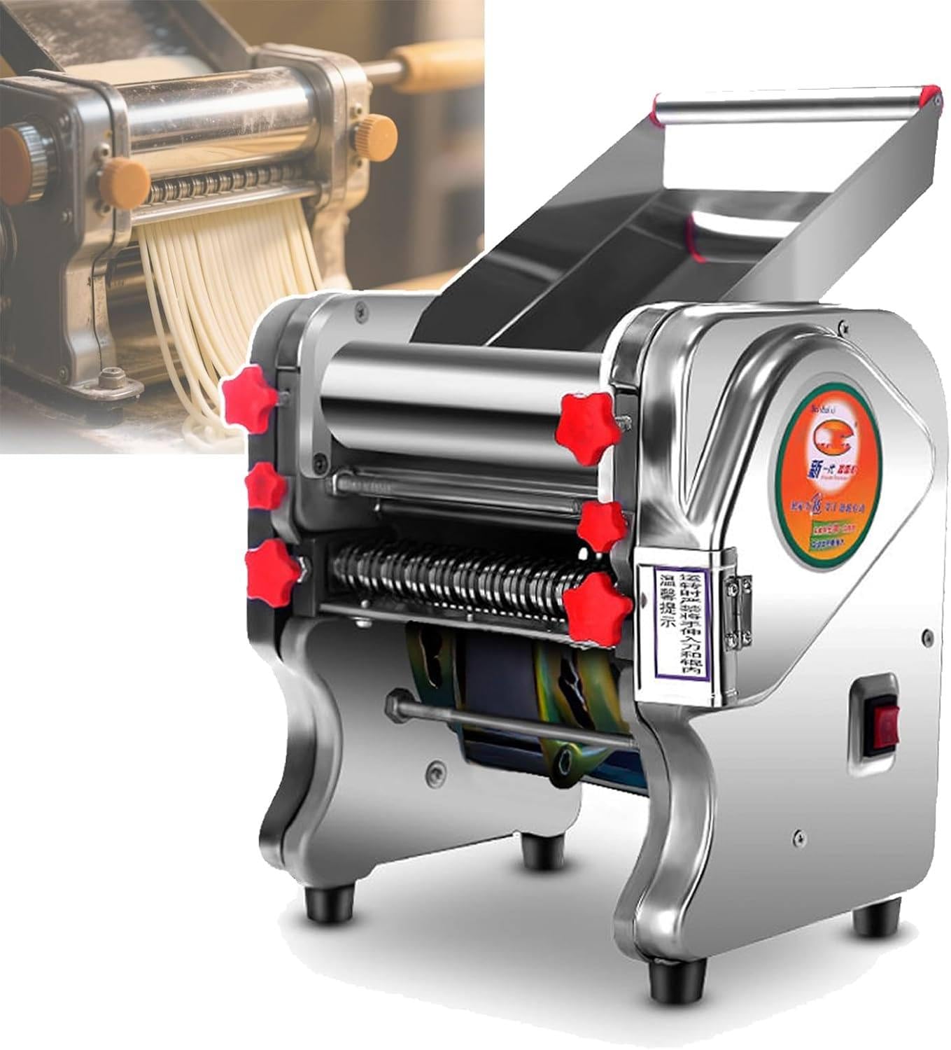 Máquina eléctrica genérica de acero inoxidable para pasta fresca en el