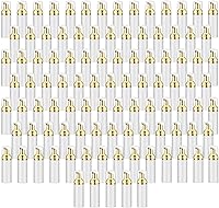 Vista 11 de Lil Ray 50 botellas de espuma negra con bomba dorada, dispensadores de espuma de viaje vacíos para jabón de manos, champú de pestañas (2 onzas)