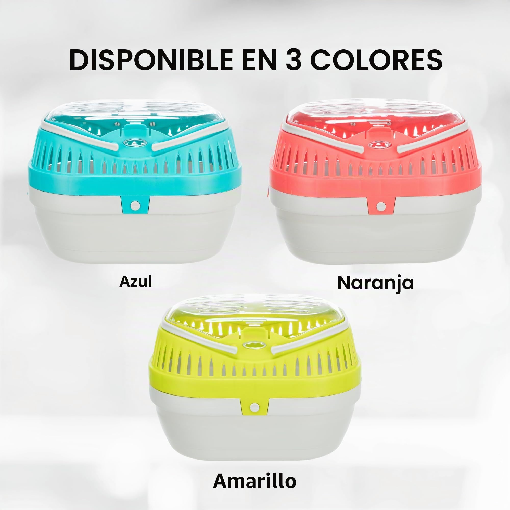TRIXIE Transportín Pico para Pequeños Mamíferos (ratones y hámsteres), Colores Surtidos, 1 unidad