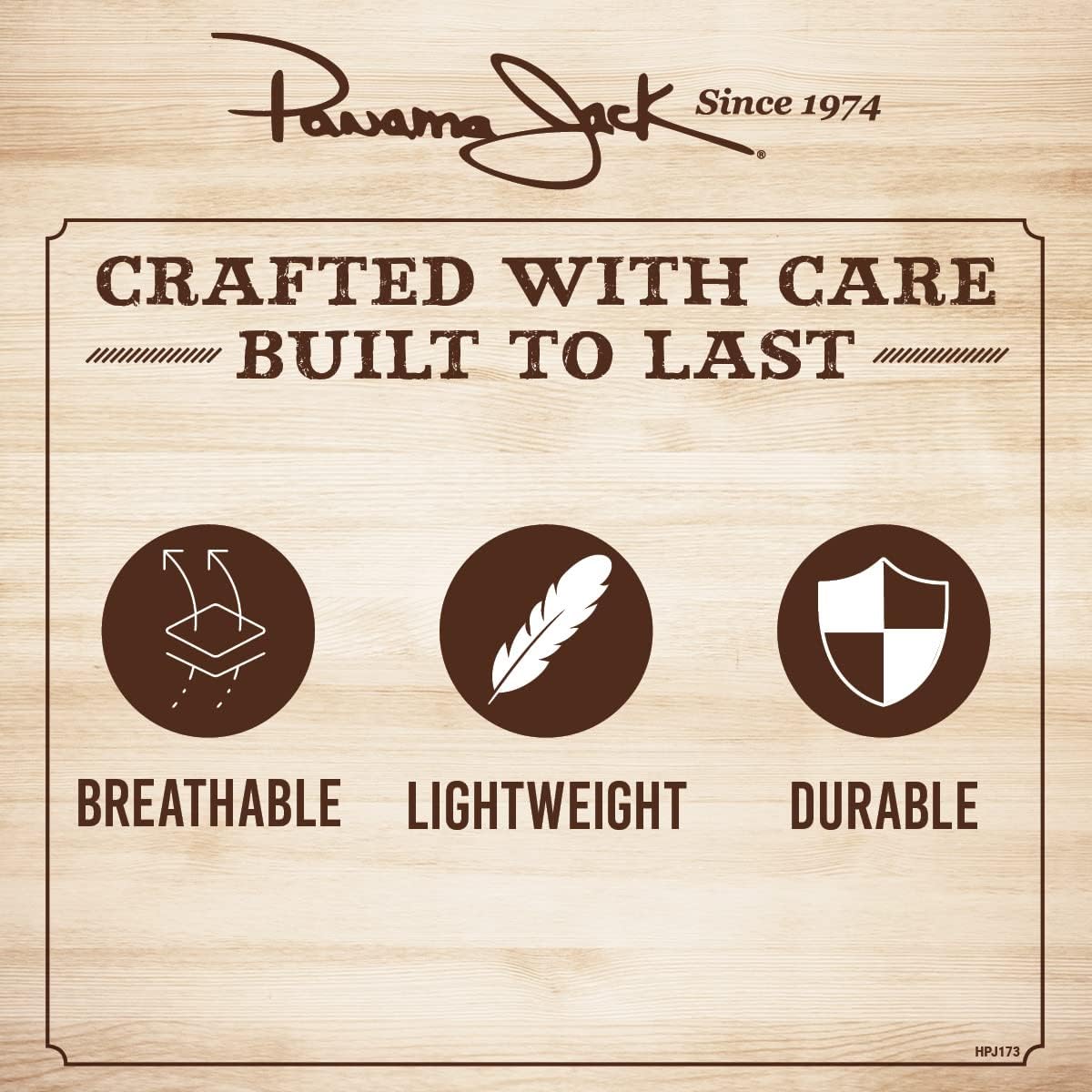 Panama Jack Woven Safari Hat - Matte Toyo Straw, 2 1/2" Brim, Tropical Print Hat Band - Image 2