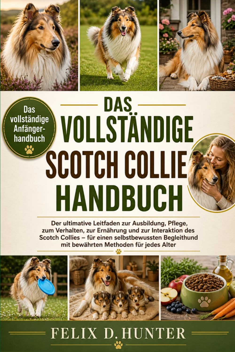 DAS VOLLSTÄNDIGE SCOTCH COLLIE HANDBUCH: Der ultimative Leitfaden zur Ausbildung, Pflege, zum Verhalten, zur Ernährung und zur Interaktion des Scotch ... mit bewährten Methoden für jedes Alter