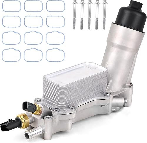 926-959 Kit de enfriador de aceite de aluminio para carcasa de filtro de aceite de motor mejorado para Dodge Charger Challenger Journey 2011-2023,