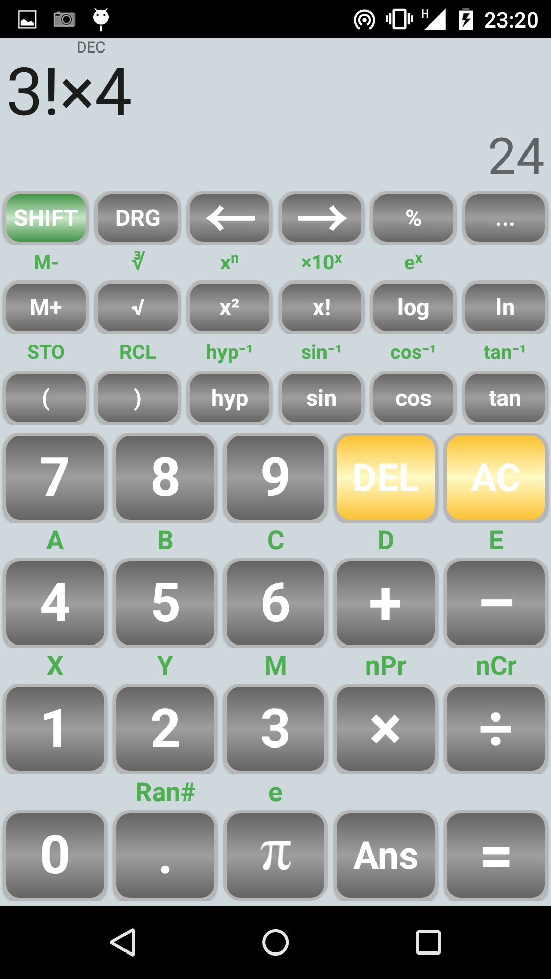 Scientific Calculator App on Amazon Appstore