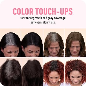 Boldify Hairline Powder, Root Touch Up Hair Color - Medium Brown 10g | Instantly Fills Thinning Hair & Sparse Hairlines - Root Cover Up for Gray Hair - Water-Resistant, Sweat-Proof 24-Hour Wear