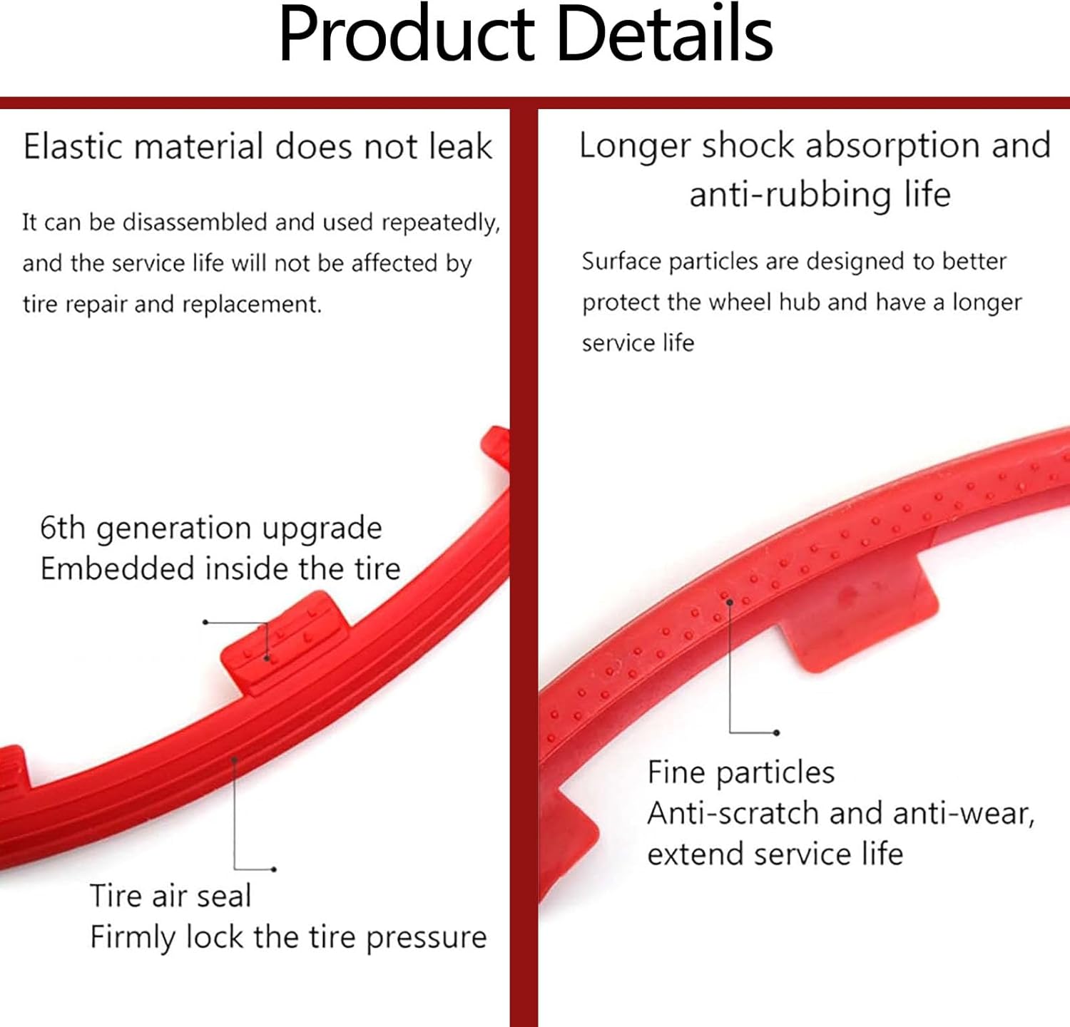 4PCS Wheel Edge Trim Protector Ring 16-20 Inch Universal Tire Rim Guard Anti-Collision Anti-Scratch Car Refit Trims Kit Wheels Rim Protectors for All Car Models