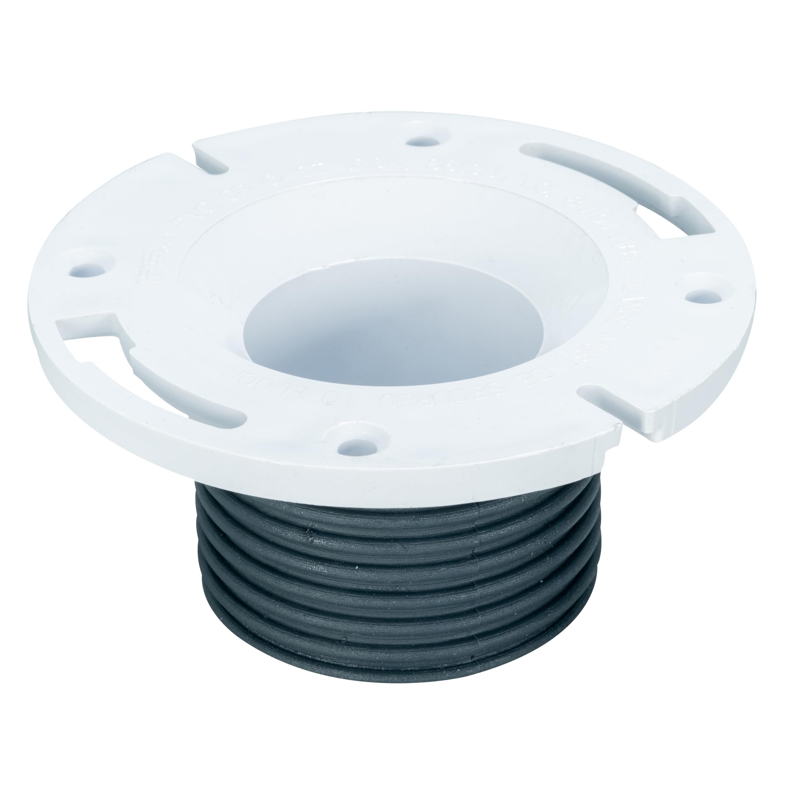 Water-Tite 86193 Push 'N Repair PVC Closet Flange, Fits 4-Inch