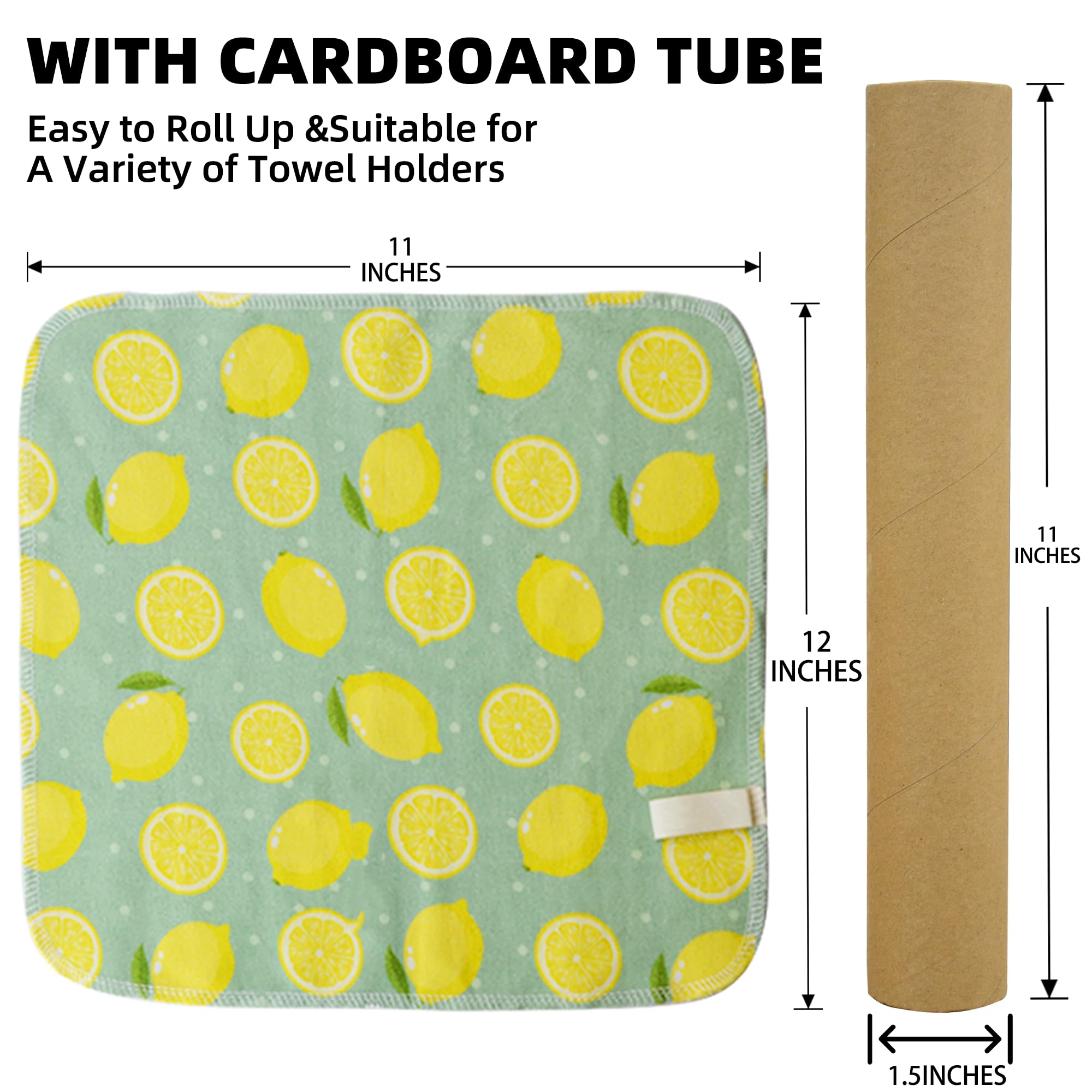 25 Pack Reusable Paper Towels, Paperless Towels Roll Washable Cotton Cloth For Kitchen Towels Zero Waste Products Alternative Paper Towels Alternative (Neutral