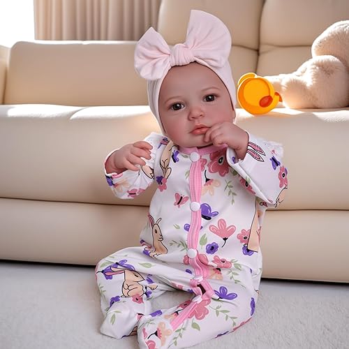 Miniatura 3 de BABESIDE Reborn Baby Dolls - Muñeca realista de vinilo suave de 20 pulgadas, muñecas de bebé de la vida real con accesorios completos, perfectas