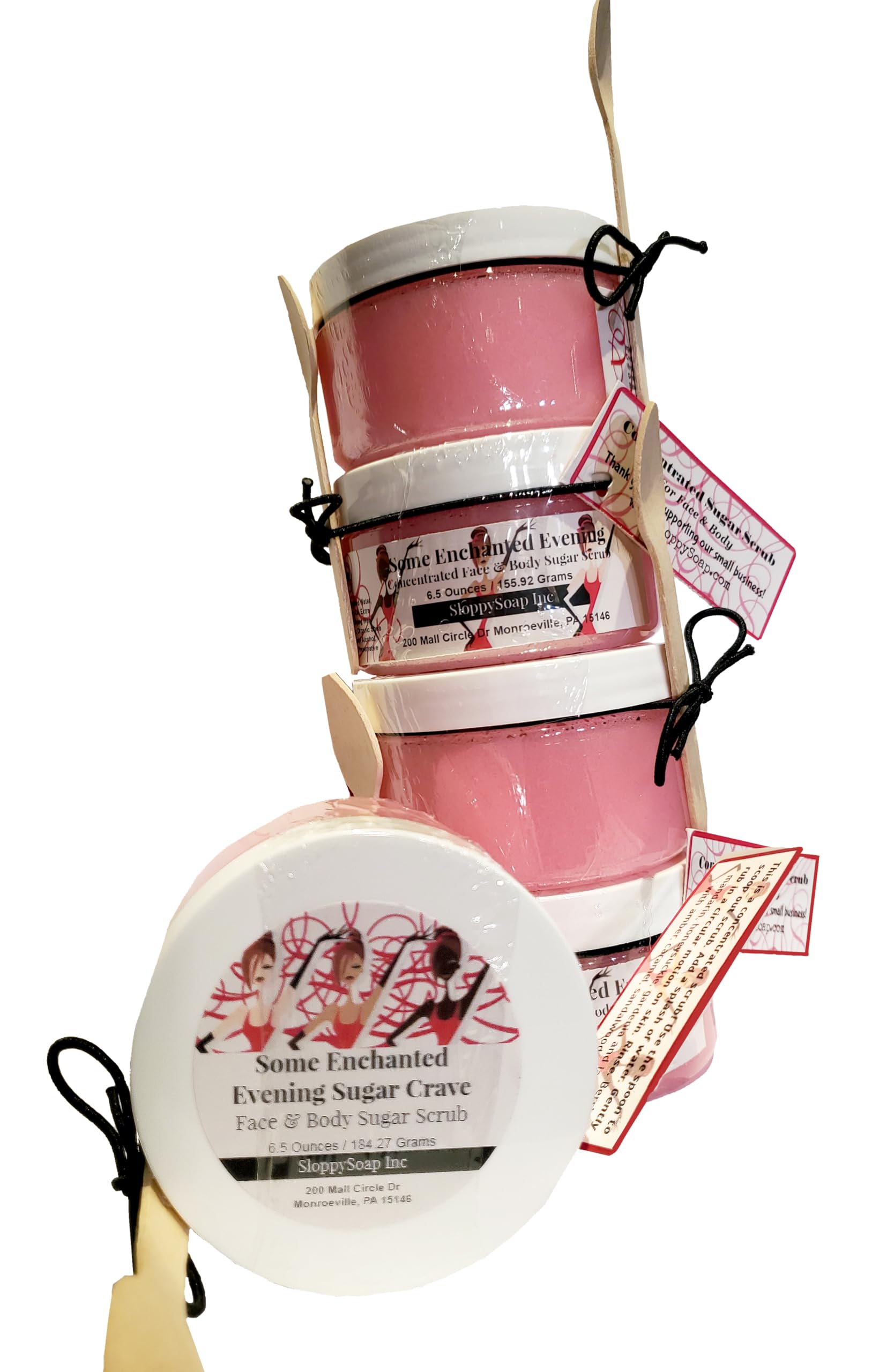 Some Enchanted Evening Concentrated Sugar Scrub for Face & Body, 6.5 oz