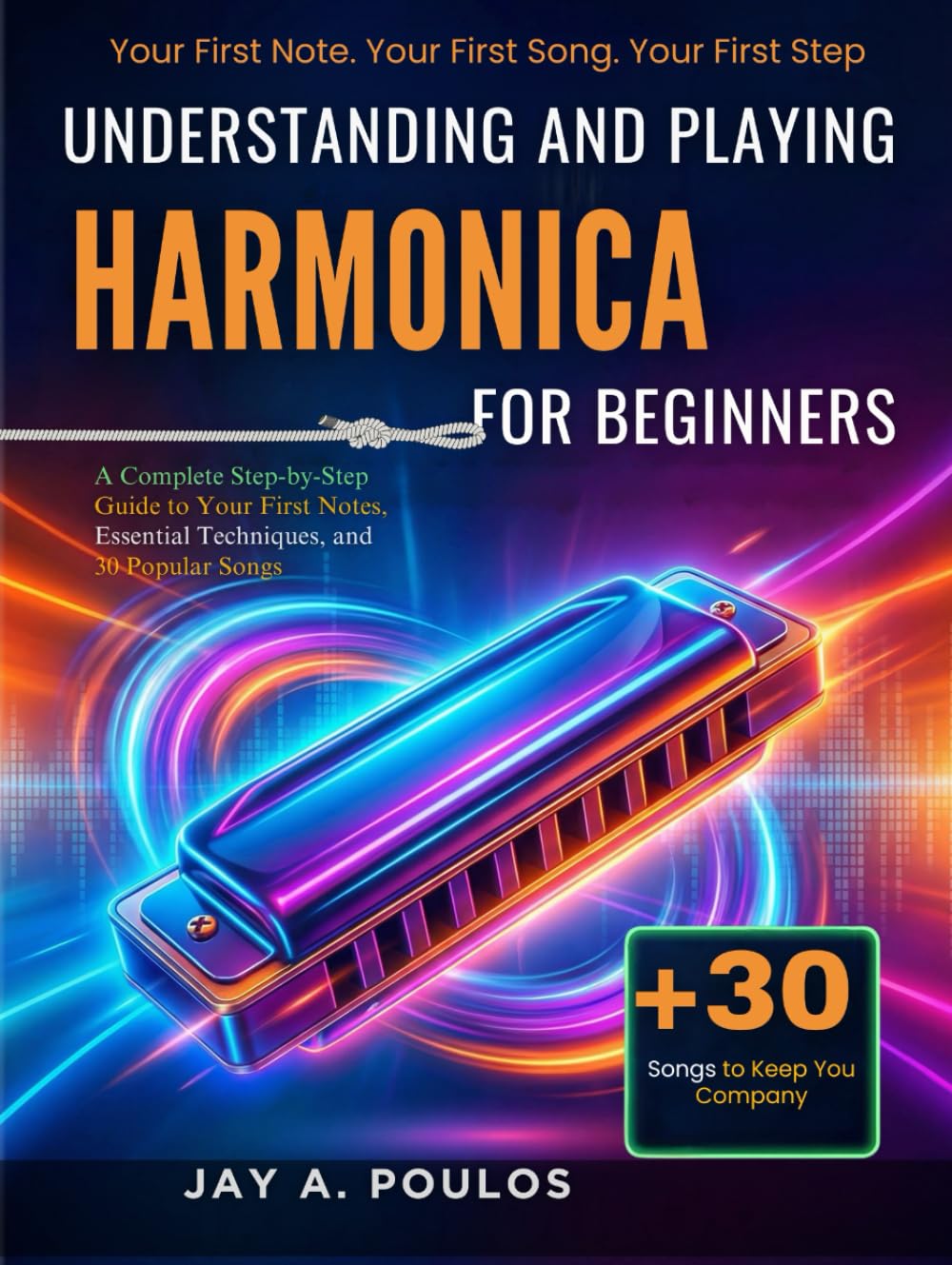 UNDERSTANDING AND PLAYING HARMONICA FOR BEGINNERS: A Complete Step-by-Step Guide to Your First Notes, Essential Techniques, and 30 Popular Songs