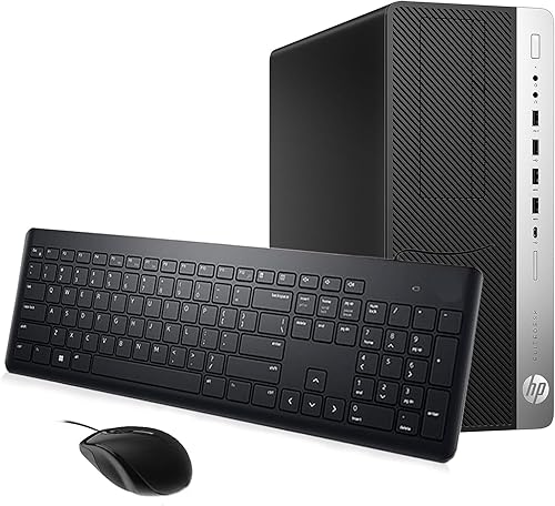 HP EliteDesk 800 G4 SFF - Computadora de escritorio de factor de forma pequeño, Intel Core i5-8500, 2.1 GHz, 32 GB DDR4 RAM, 512 GB SSD, WiFi,