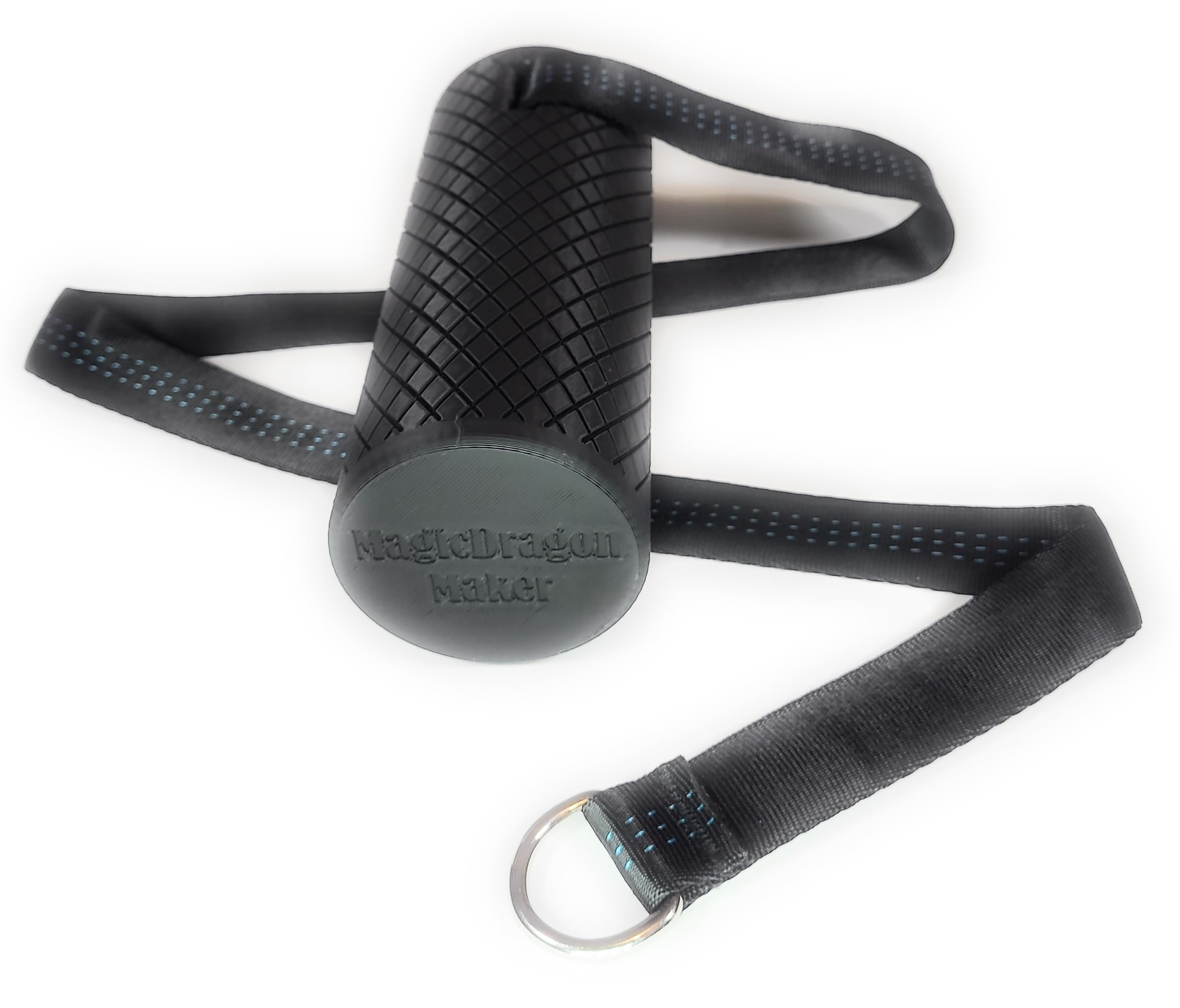 Multispinner for Armwrestling Strength Training, Handle Cable Attachment, 2.75" diameter by 7" tall with a 35" Strap Length, Wrist, Forearm, Grip