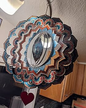 Amazon.co.jp: ウインドスピナー 3D メタル ステンレススチール