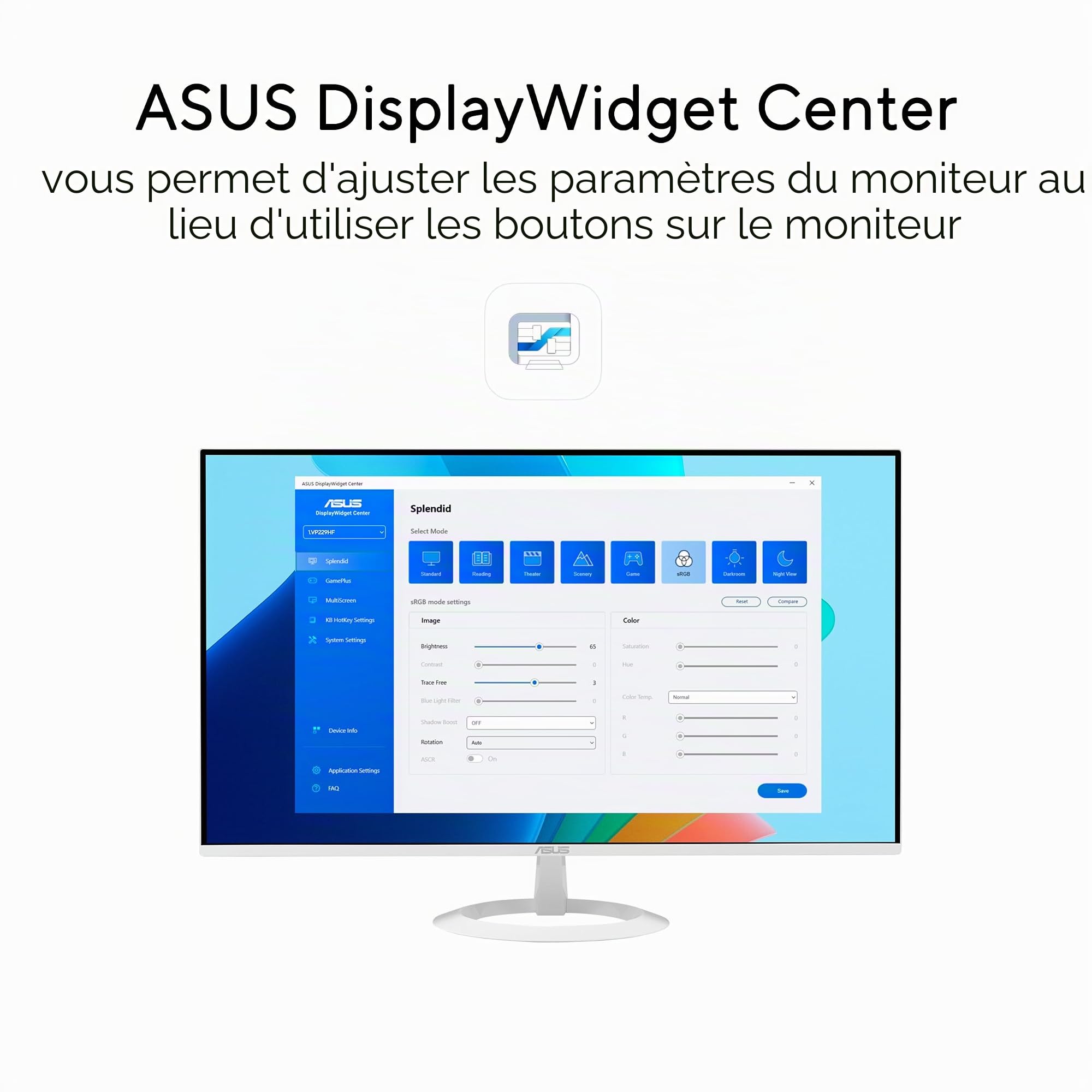 Asus Vz279hG-W - Led Monitor - Gaming - 27 - 1920 X 1080 Full Hd [1080p] @ 120 Hz - Ips - 250 Cd/m? - 1500:1 - 1 Ms - Hdmi, Vga