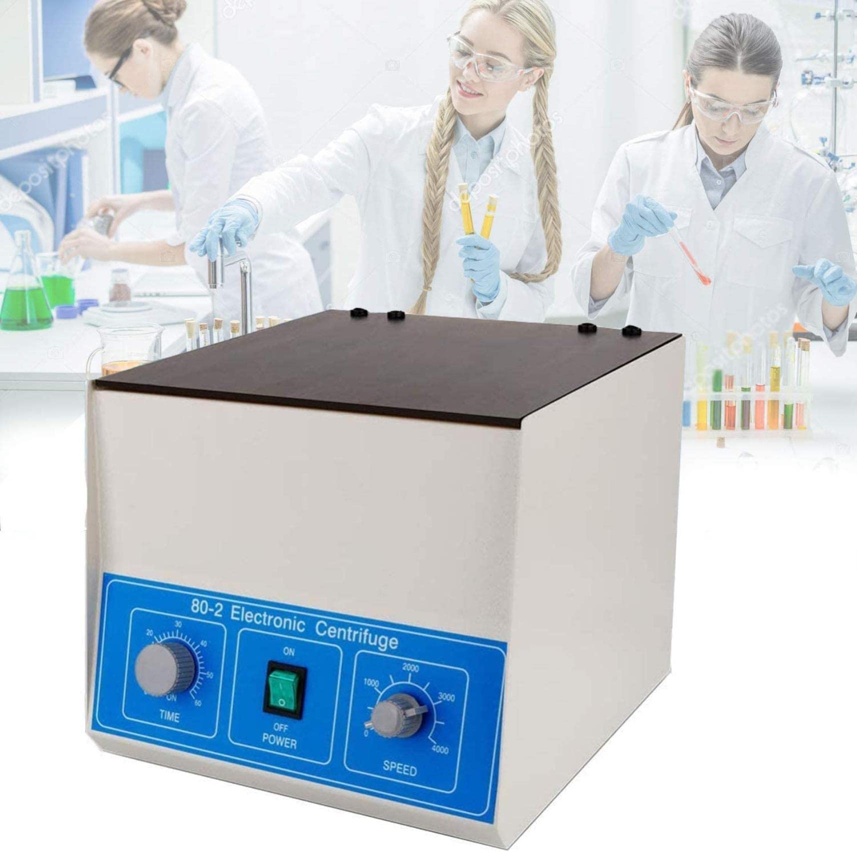 Centrifugeuse de laboratoire à faible vitesse AADECOR avec tubes de 20ml pour plasma