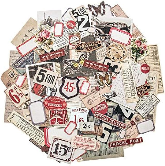 Tim Holtz TH93564 Ephemera Pack, Paper, Multi-Colour, 12.1 x 10 x 1 cm
