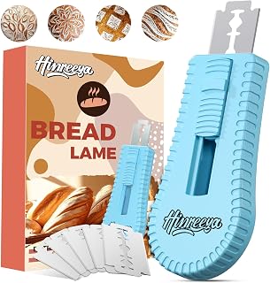 Extractable & Magnetic Bread lame Dough Scoring Tool, Professional Sourdough Bread Baking Supplies & Bread Knife for Sourdough - Scoring Patterns Booklet & 5 Razor Blades