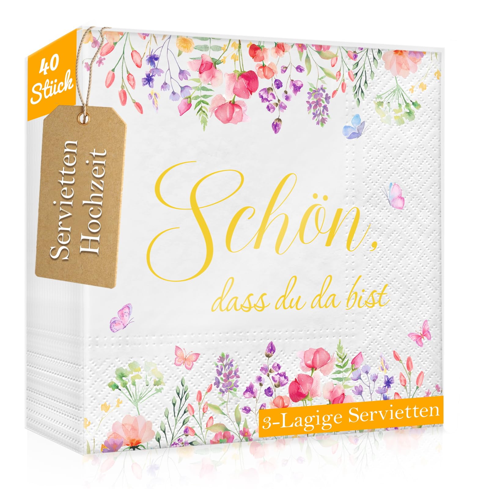 WenmthG Geburtstag Servietten Tischdeko
