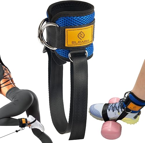 Miniatura 8 de Correas de tobillo para pesas y máquinas de cable, pesas ajustables, accesorio para mancuernas de pie, entrenador Tibialis, extensiones de piernas