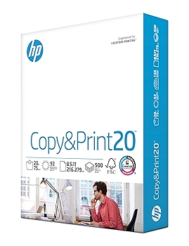 HP 8.5x11 Copy & Print Printer Paper, FSC Certified, Made in USA