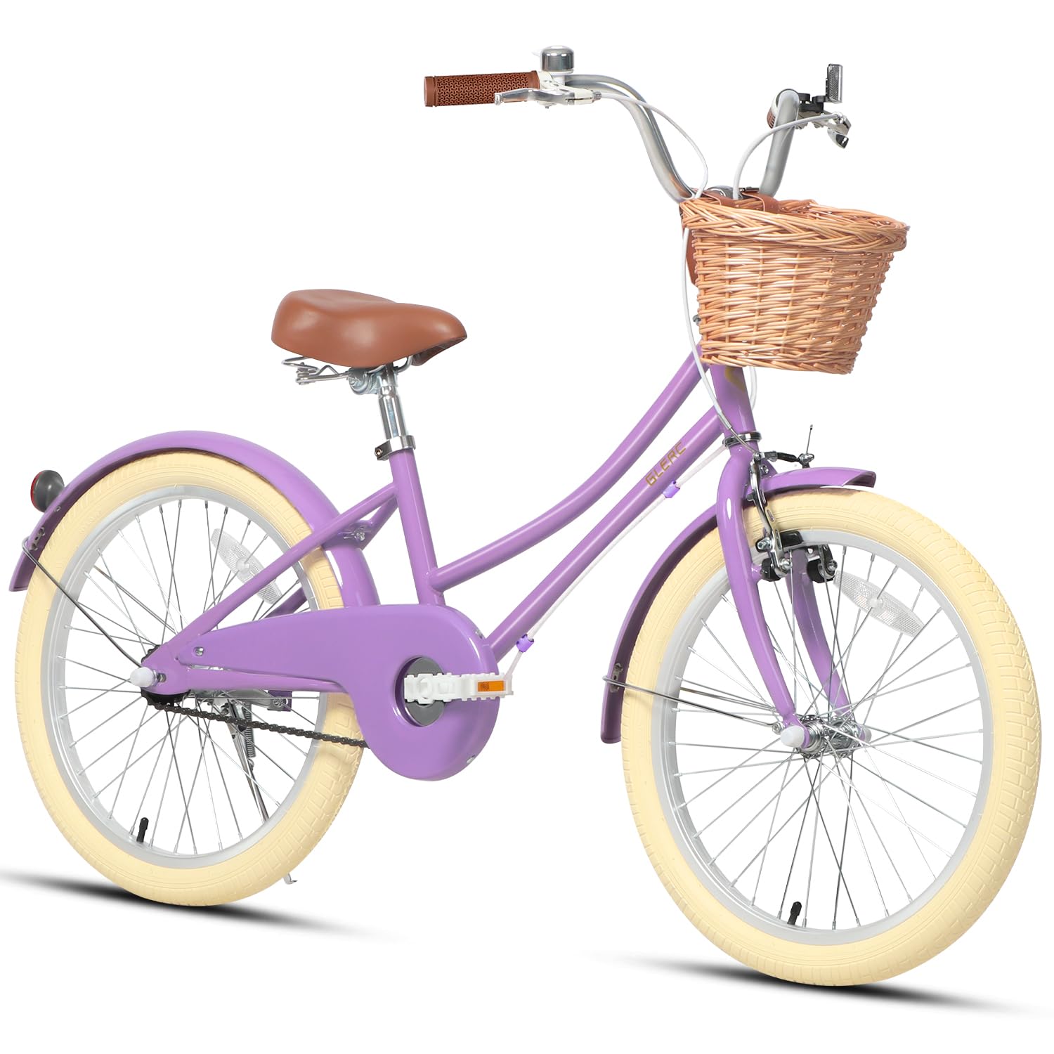 Glerc Bicicleta de niña con Cesta para niños de 3 a 10 años, 12 14 16 20 Pulgadas con Timbre de Cesta y estabilizadores, tamaños — view 23
