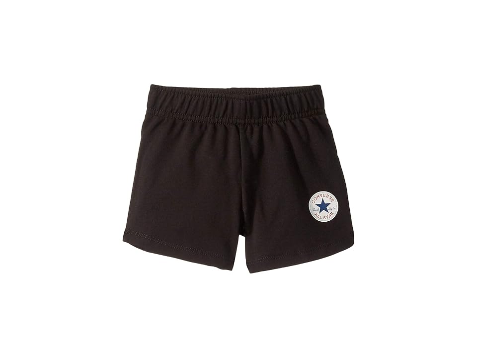 

Converse Kids Chuck Patch Shorts (Little Kids) (Black) Girl's Shorts