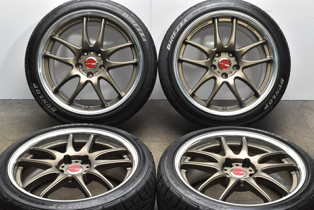 18インチ バリ溝 225/40R18 7J+50 114.3 クラウン/マークX タイヤ 