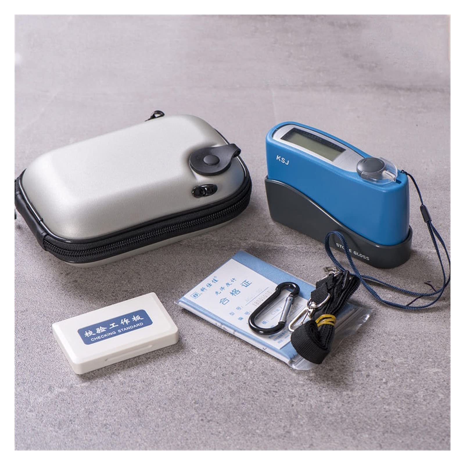 Colorimetro, Materiale marmo Misuratore di glosse Photometer Materiale Materiale Singolo Angolo Glossometro,Misurazione di precisione