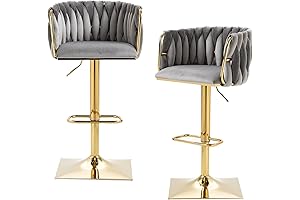 Sidanli Velvet Woven Bar Stools: Elevate Your Home Decor with Comfort and Style