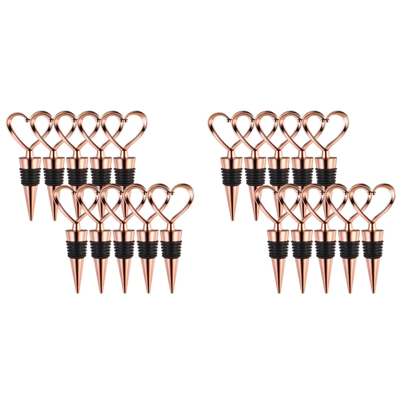 Hndhbfgrt Wine Stopper 20Pack Wine Bottle Stopper Reusable Wine Stoppers for Keeping Standard Bottles Wine Champagne