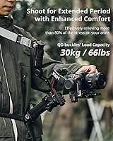 Vista 3 de SmallRig RS3 RS2 - Correa de hombro reductora de peso compatible con mango de honda para DJI, cinturón de cardán con hebillas de liberación rápida