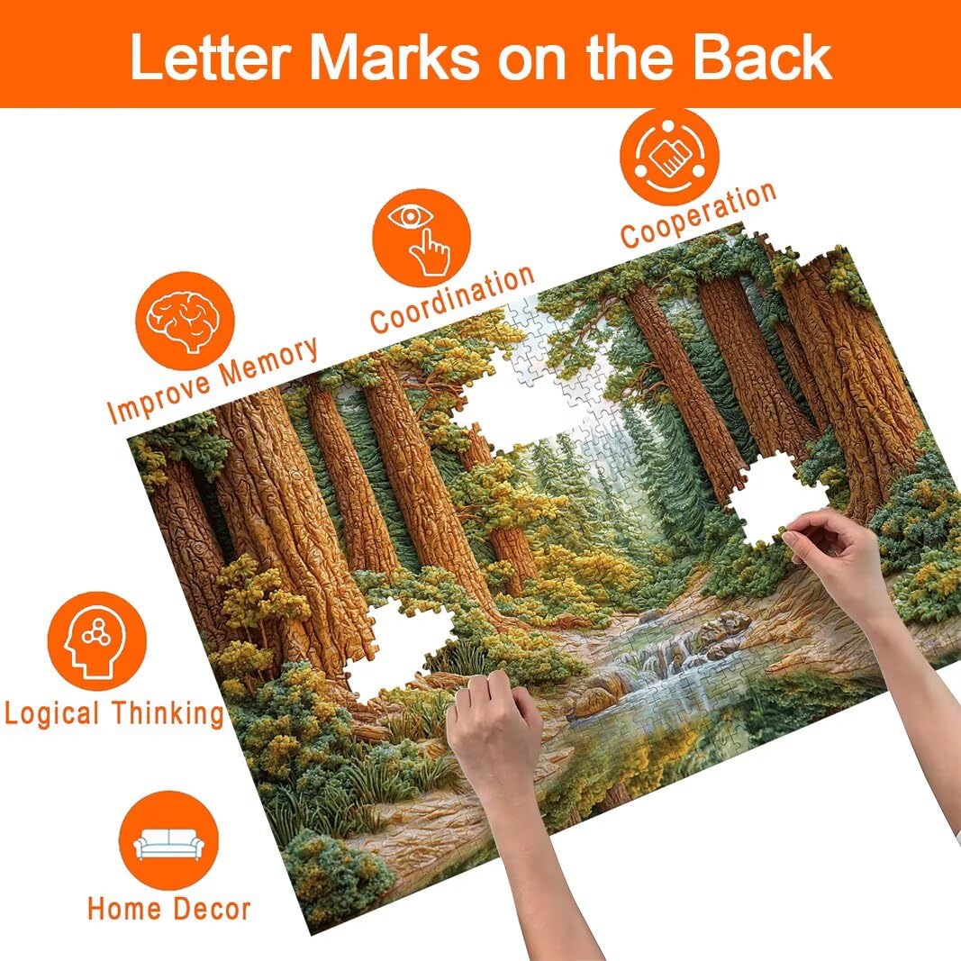 Puzzle Foresta, Puzzle 5000 Pezzi Adulti per Decor, Regalo Donna/Uomo -8516