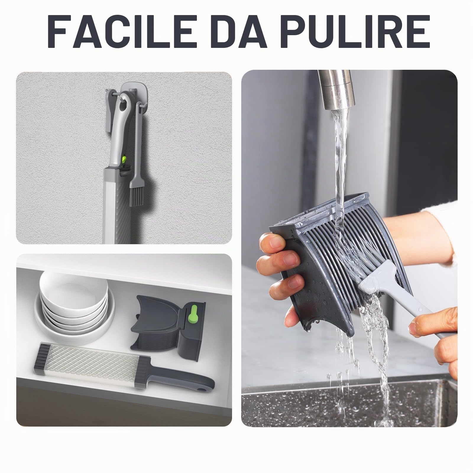 Affettatrice per carni crude fresche, spessore regolabile 2 o 4 mm, affettatrice manuale con pennello, gancio, affilacoltelli