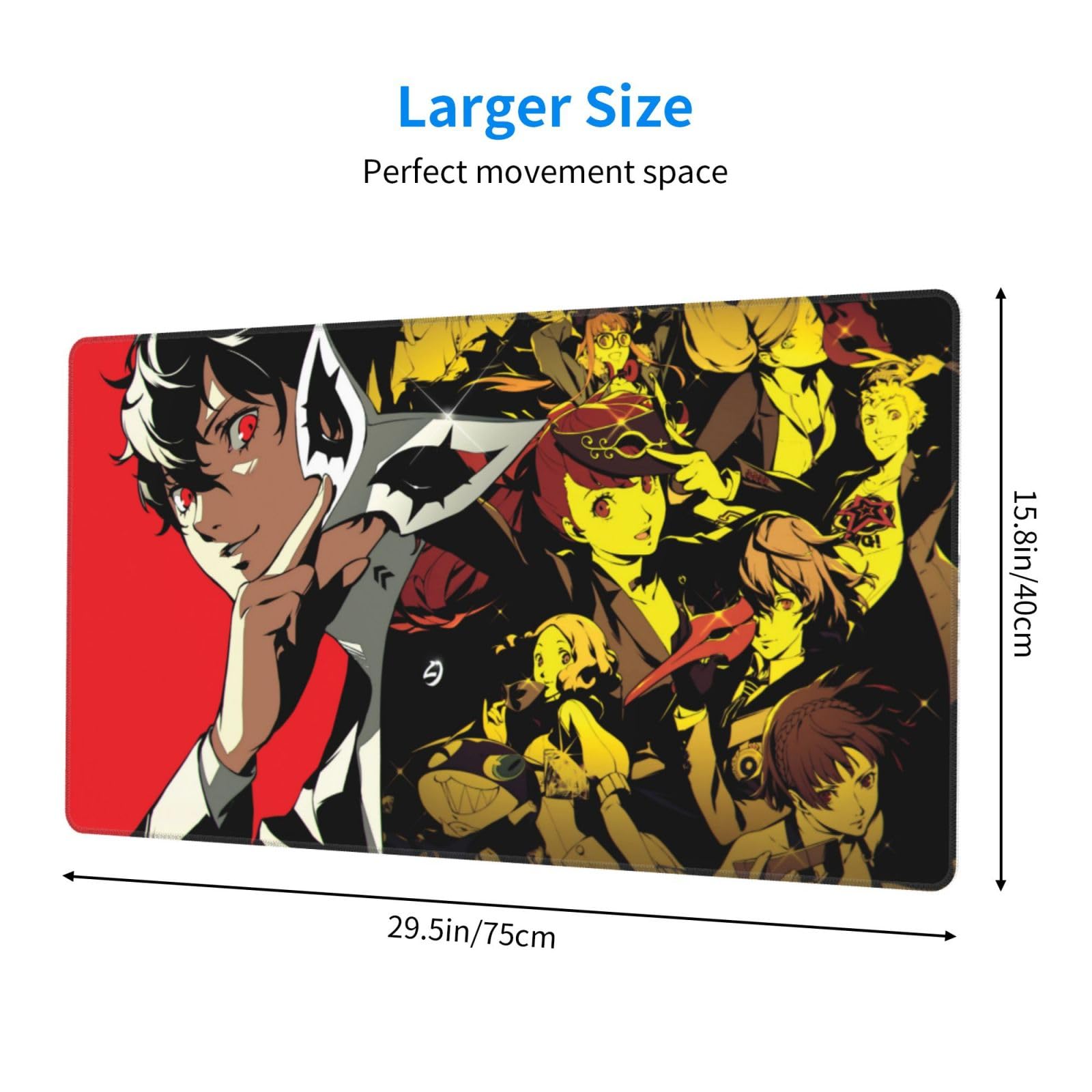 t*t様 ペルソナ5 プレイマット デスクマット Amazon.co.jp: マウスパッド ペルソナ5 P5 超大型 ゲーミングマウス