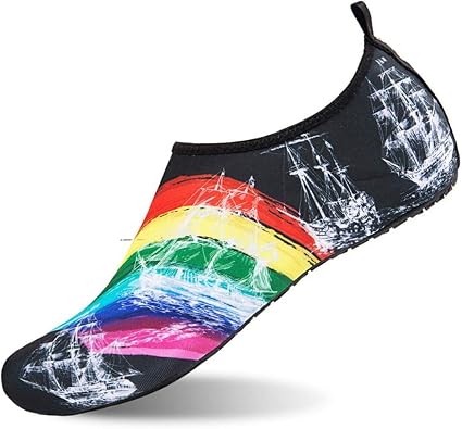 Water Shoes Womens Mens Outdoor Beach Swimming Footwear Quick-Dry Aqua Socks Outdoor Sports Barefoot Swim Beach Barefoot Yoga Exercise Wear Sport Shoe