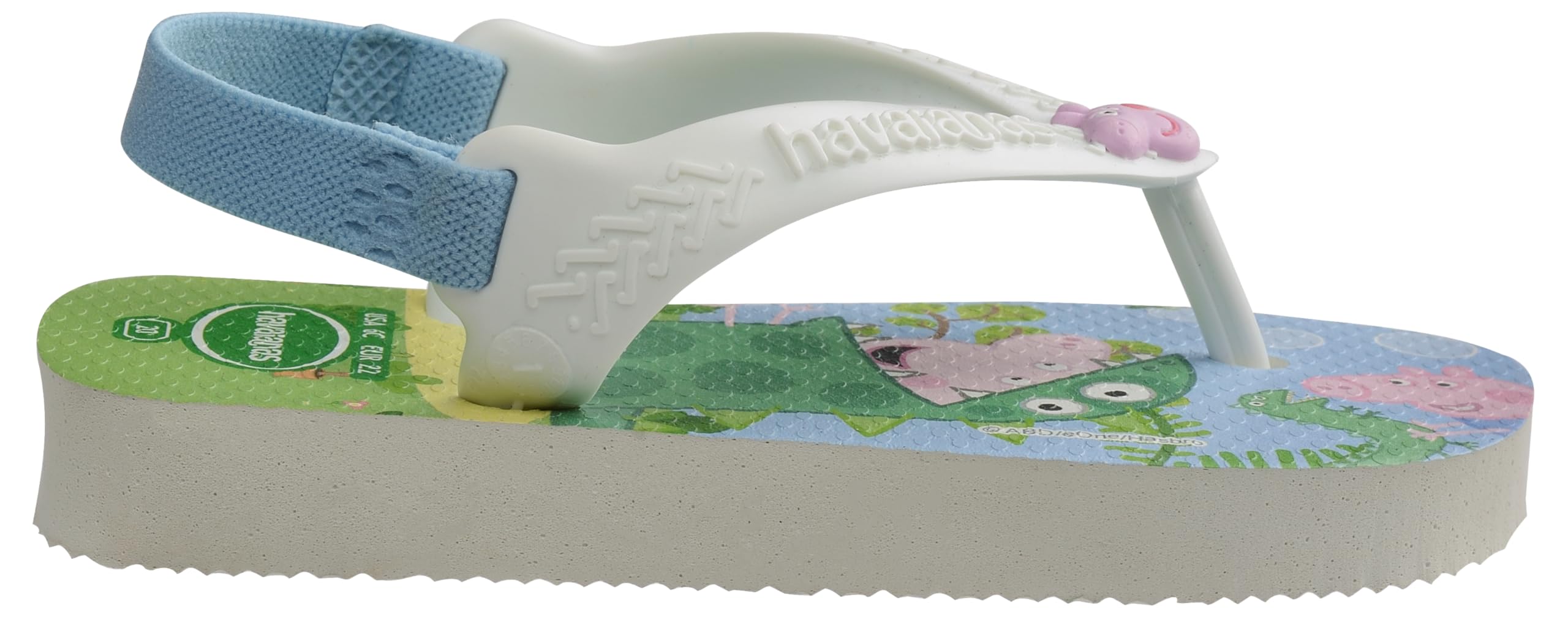 Havaianas Baby Peppa Pig Unisex - Bambini e ragazzi FlipFlop White 22 EU