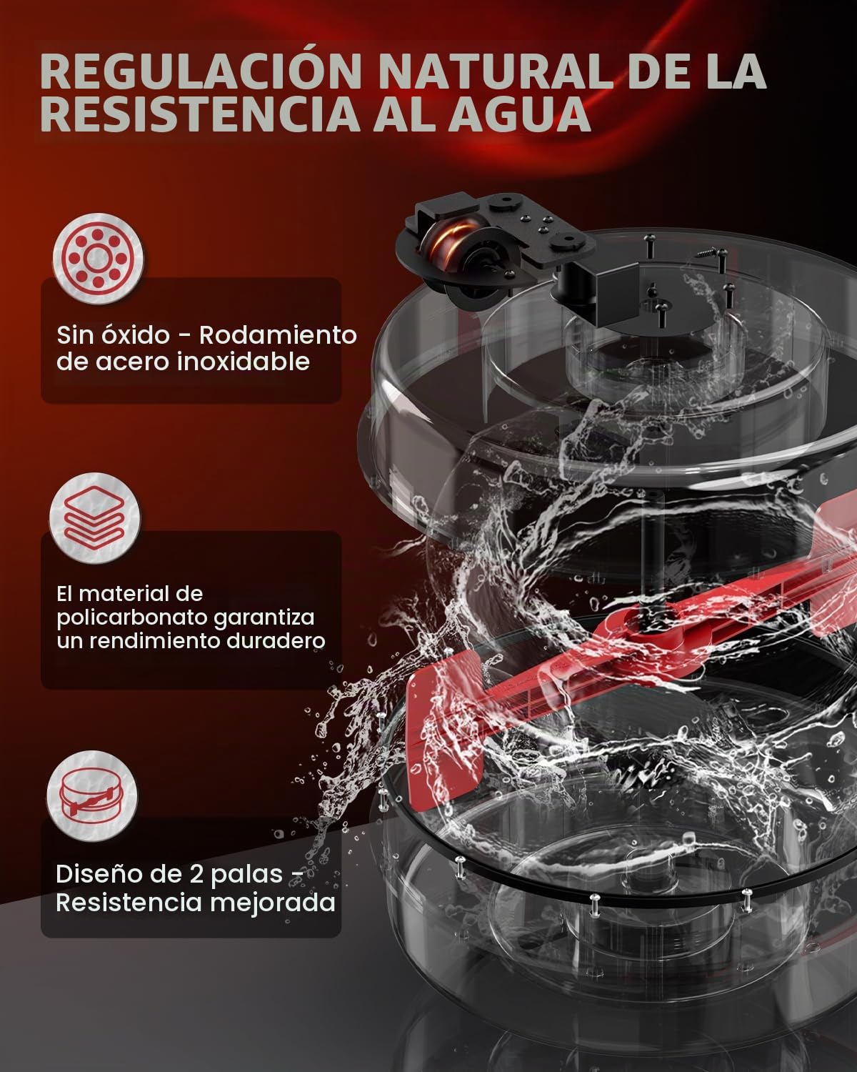 PASYOU Máquina de Remo de Agua, Remo de Resistencia Mejorada con inclinación de 50°, Capacidad de Peso de 150KG con conexión Bluetooth y Monitor LED, máquina de Remo para Gimnasio en casa