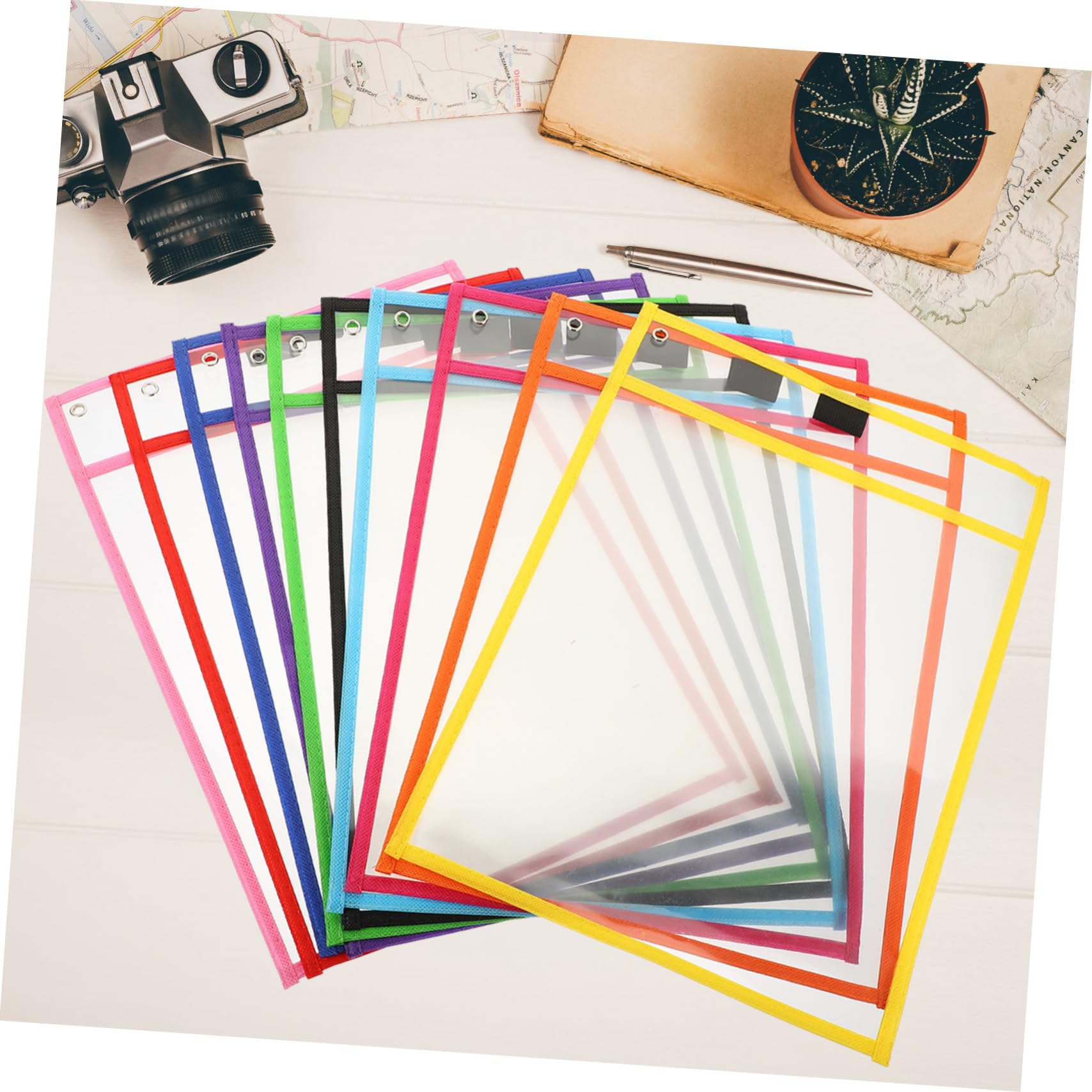 Festa Scuola Decor Cartelline Portadocumenti Pvc 10pezzi File Pocket