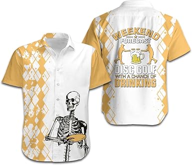 Drinking Skeleton Women Hawaiian Shirt 